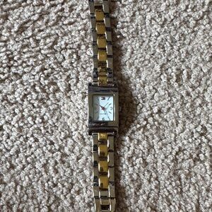 Rare vintage y2k two tone reversible metal Tommy Hilfiger watch